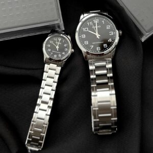 Парні годинники: Casio MTP-V001D-1B & LTP-V001D-1B